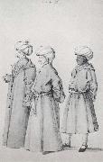 Albrecht Durer, Three Orientals